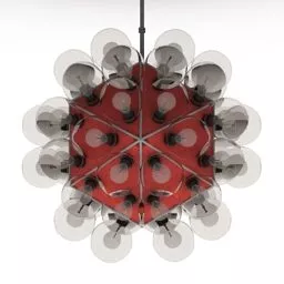 Corona Virus Luster Lamp 3d model