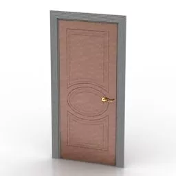 Home Room Door 3d model
