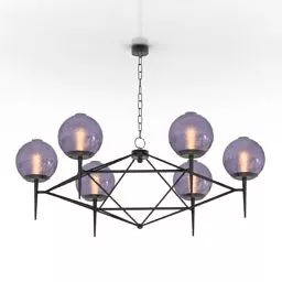 Living Room Luster Rowan 3d model