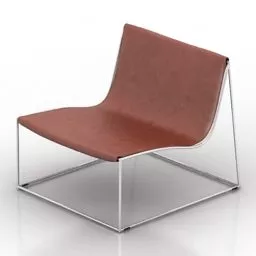 Leather Chair Alivar Design 3d model