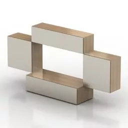 Minimalist Rack Modex 3d model