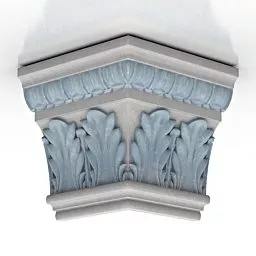 Cornice Column Decor 3d model