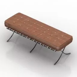 Bench Seat Pad 3d model
