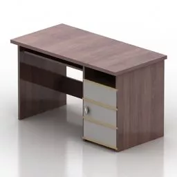 Mdf Working Table 3d model