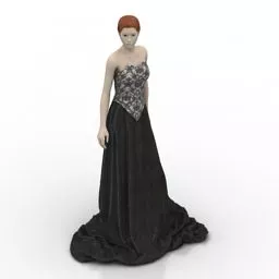 Beauty Mannequin Dressing 3d model