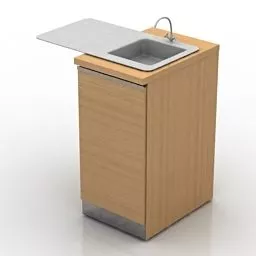 Sink Kitchen Furniture 3d model