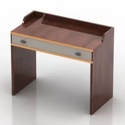 Working Table Mdf Material 3d model Working Table Mdf Material 3d model
