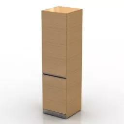 Tv Locker With Drawer 3d model