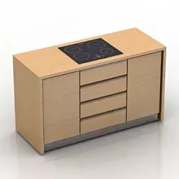 Table Kitchen Furniture 3d model