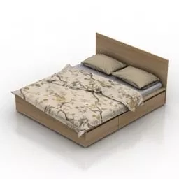 Bed Unit 3d model