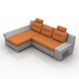 Corner Sofa Milana 3d model