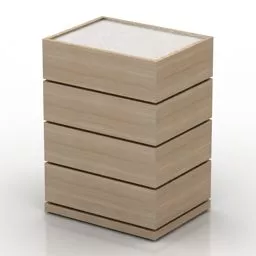 Locker Vatta 5 Drawers 3d model