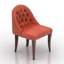 Red Fabric Armchair Merano 3d model Red Fabric Armchair Merano 3d model