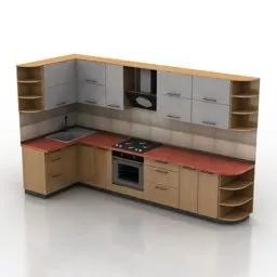 Kitchen Cabinet Furniture 3d model Kitchen Cabinet Furniture 3d model