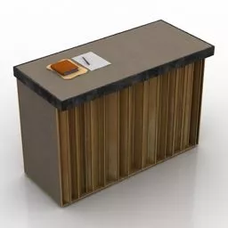 Bar Reception 3d model