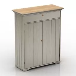 Locker Ikea Gurdal Design 3d model