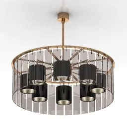 Luster Bella Chandelier 3d model