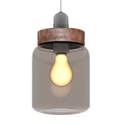 Luster Glass Chandelier Style 3d model