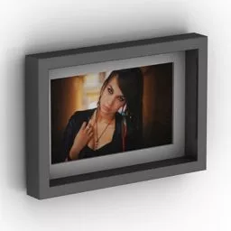 Set Of Photos Frame 3d model
