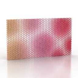 Panel Colorful Decor 3d model