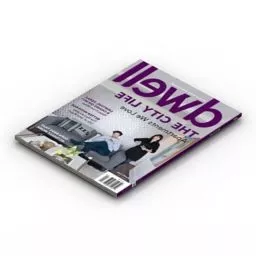 Fashion Magazine 3d model