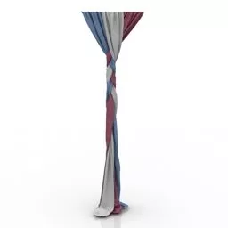 Curtain Three Color 3d model