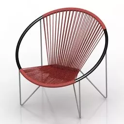 Armchair String Design 3d model