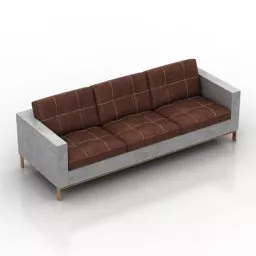 Three Seats Sofa Foster Design 3d model