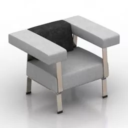 Armchair Aksioma Decor 3d model