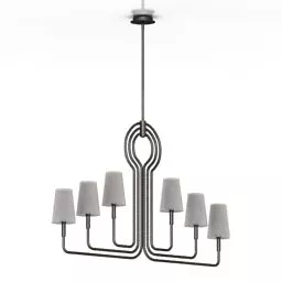 Luster Articulo Chandelier 3d model