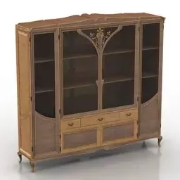 Kitchen Showcase Cupboard 3d model