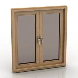Decorative Circle Gothic Window 3d model