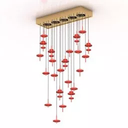 Luster Drop Flower 3d model