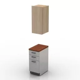 Locker Para Decor 3d model