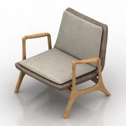 Armchair Kagan Design 3d model