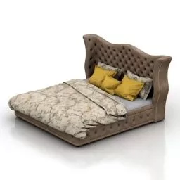 Classic Bed Kristina Furniture 3d model