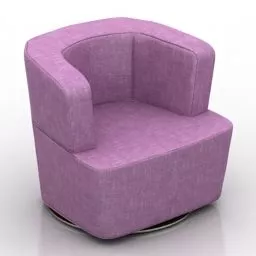 Restaurant Armchair Joel Design 3d model