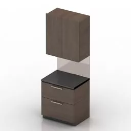Kitchen 2 Part Racks 3d model