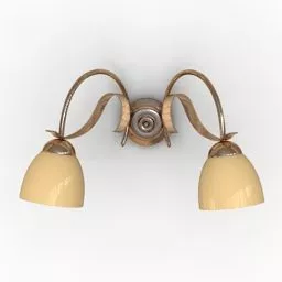 Glass Wall Light Modern 3d model