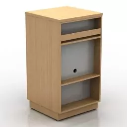 Locker Bookcase Combined 3d model