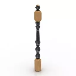 Wooden Stair Baluster 3d model