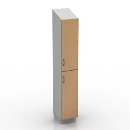 Locker Office Shelves Furniture 3d model