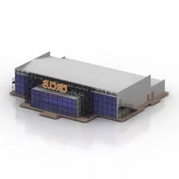 Building Night Club 3d model