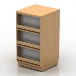 Office File Locker Furniture 3d model