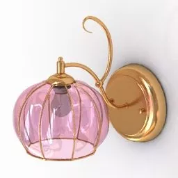 Glass Wall Light Modern 3d model
