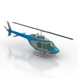 Plastic Helicopter Toy 3d model
