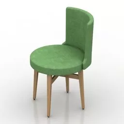 Single Chair Elen Design 3d model