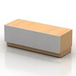 Wide Tv Locker Table 3d model