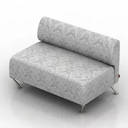 Armless Sofa Lider 3d model
