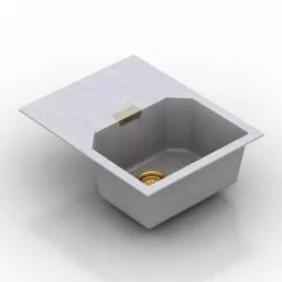 Single Sink Schock Design 3d model